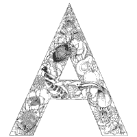 Thumbnail image for Animal and Plant Alphabet, Letter A
