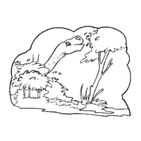 Thumbnail image for Dinosaurs, Brontosaurus, Trees, Leaves