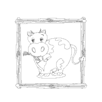 Thumbnail image for Framed Cow