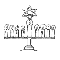 Thumbnail image for Hanukkah, Menorah, Star