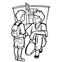 Thumbnail image for Mom and Son at School