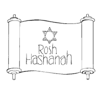 Rosh Hashanah » Coloring Pages » Surfnetkids