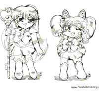 Thumbnail image for Sailor Pluto and Chibi Moon