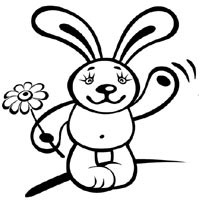 Thumbnail image for Waving Flower Bunny
