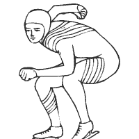 Thumbnail image for Winter Olympics, Speed Skater