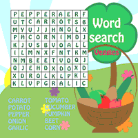 Vegetable Word Hunt