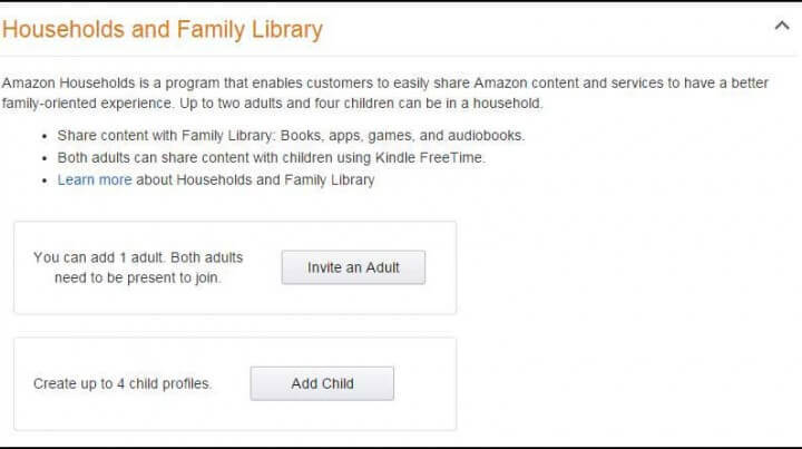 Households and Family Library