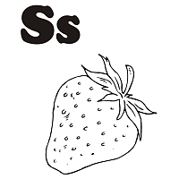 Download Fruits and Vegetables Alphabet » Coloring Pages » Surfnetkids