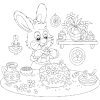 Bunny Holiday Cake
