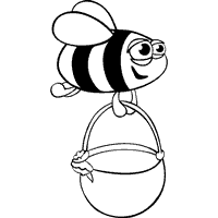 Bee » Coloring Pages » Surfnetkids