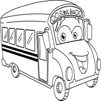 Smiling School Bus