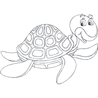 Waving Sea Turtle