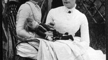 Helen Keller With Anne Sullivan In July