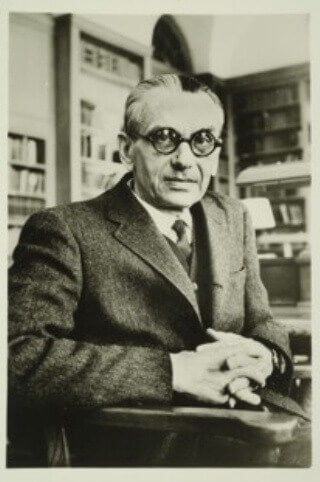 Kurt Gödel, logician, mathematician & philosopher.