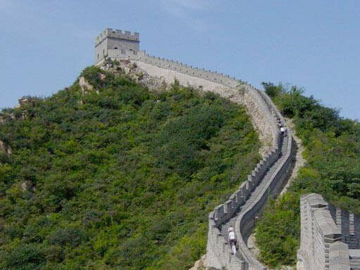 The Great Wall near Beijing. Fifth tower west of Badaling Pass, taken from fourth tower. 