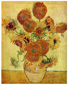 Still Life: Vase with Fifteen Sunflowers – August 1888
