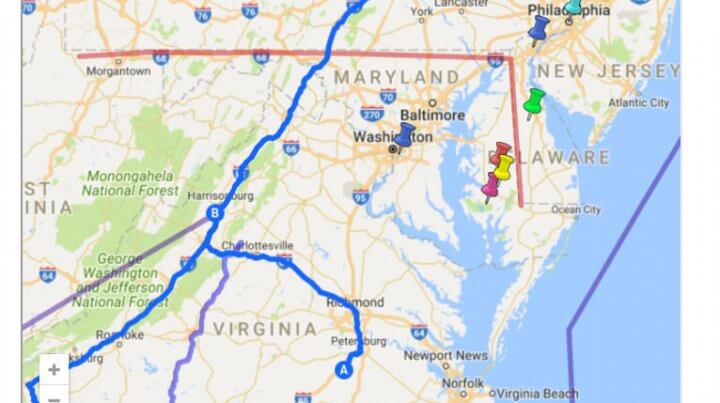 Routes of the Underground Railroad