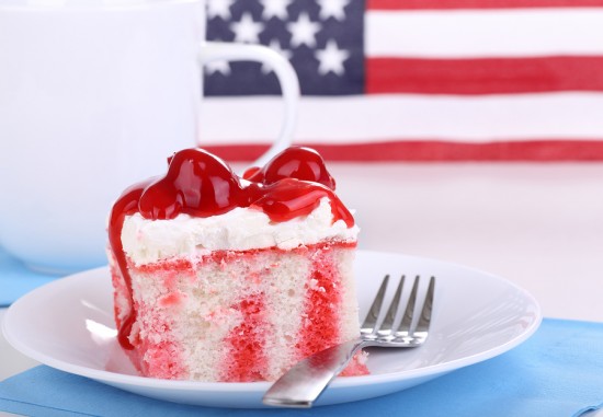 Patriotic Cherry Cake