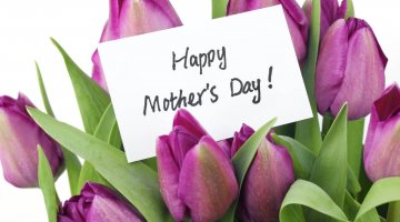 Mother S Day Concept Purple