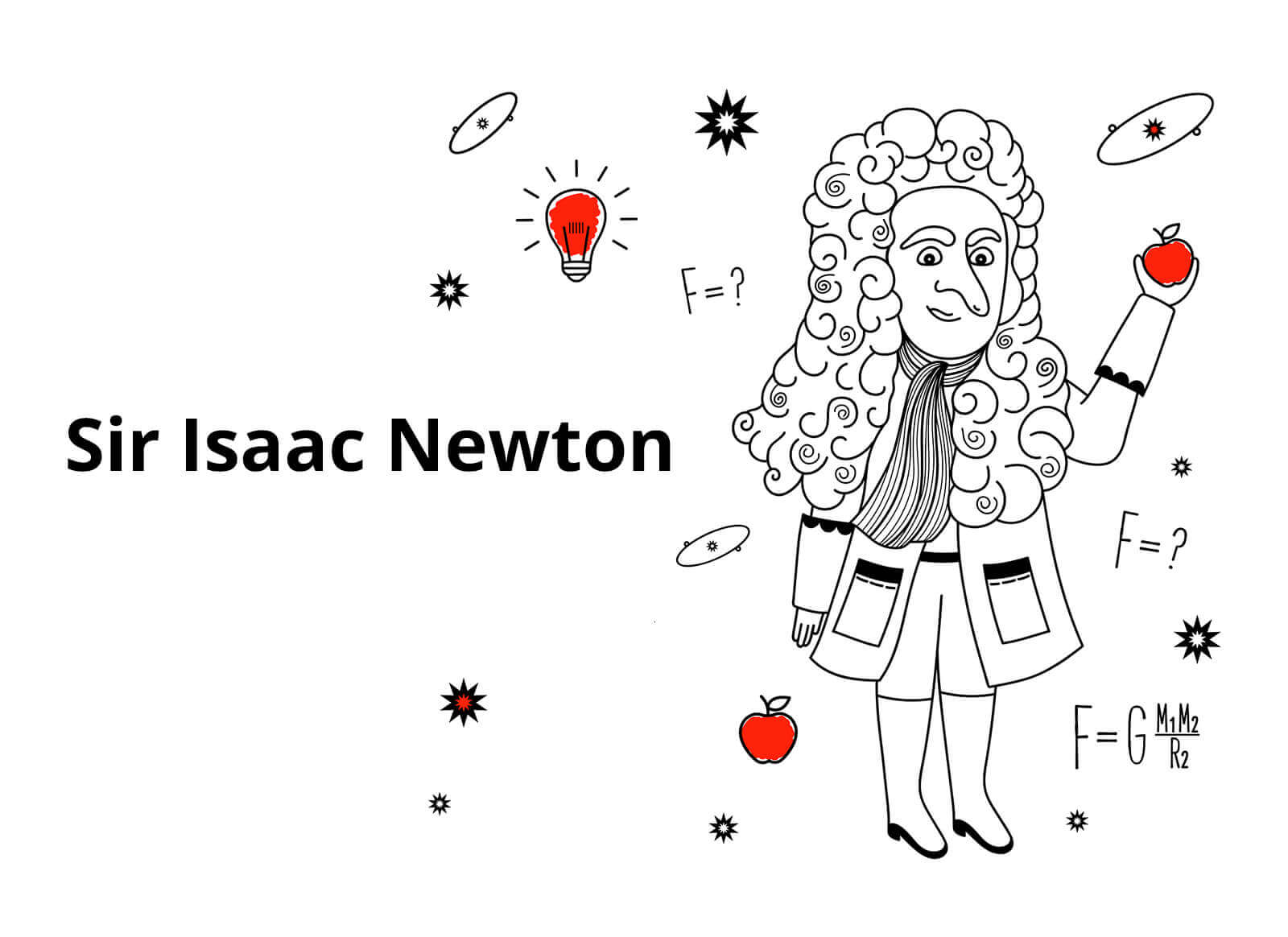 18 Isaac Newton Coloring Pages 8538