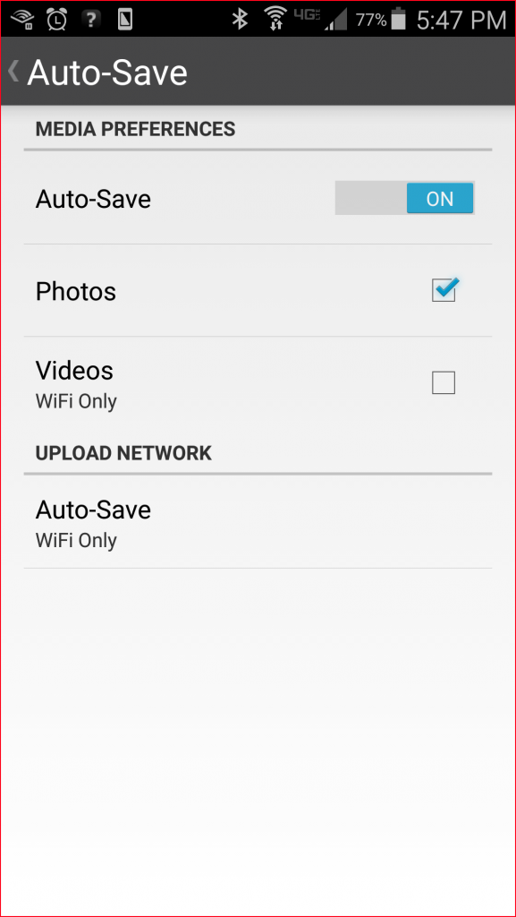 How to auto-save photos to Amazon Cloud Drive