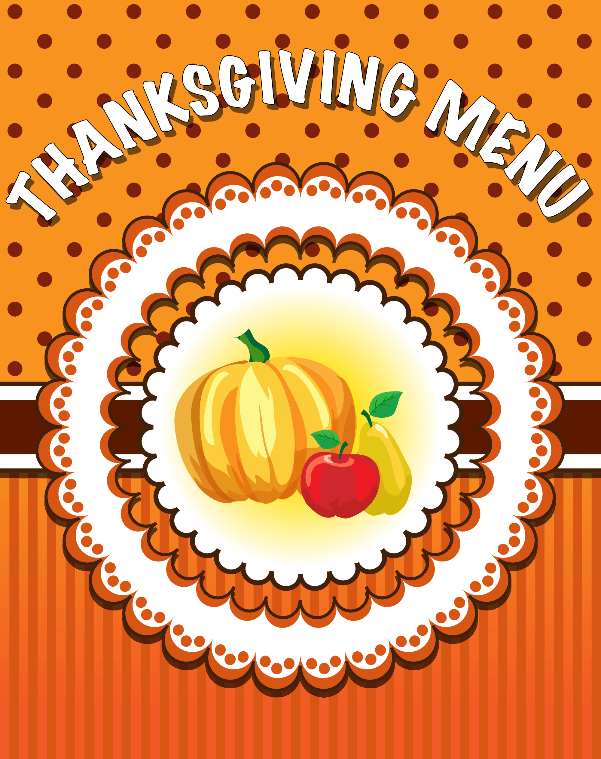 The First Thanksgiving Menu » Thanksgiving » Surfnetkids
