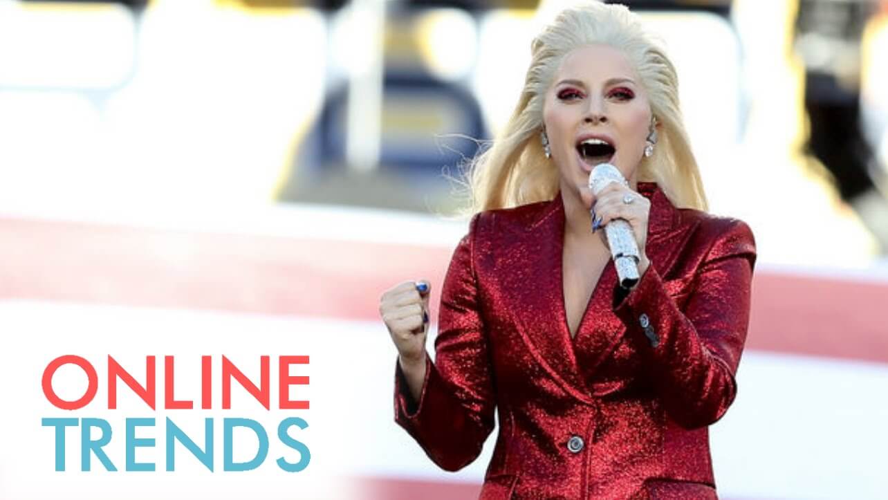 Lady Gaga's Star-Spangled Banner: Super Bowl 2016 » Video » Surfnetkids